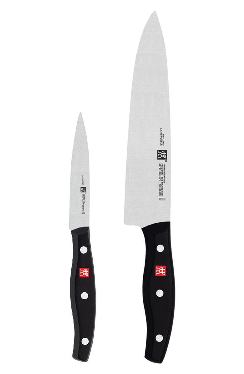 ZWILLING Twin Signature 2-Piece Knife Set, Main, color, Stainless Steel