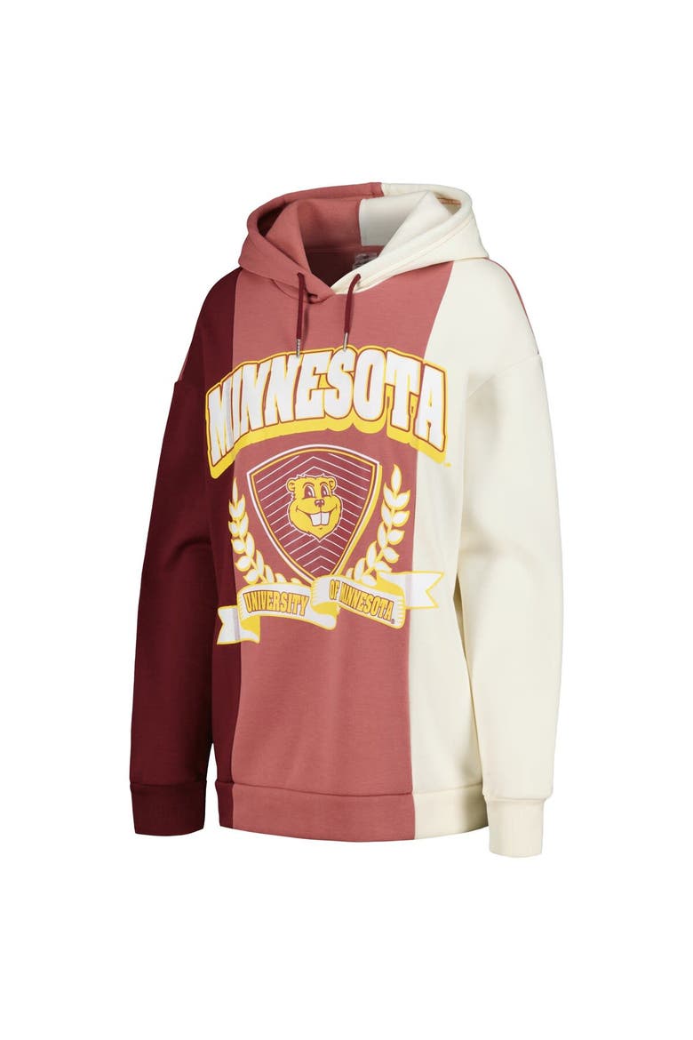Women's Gameday Couture Maroon Minnesota Golden Gophers Hall of Fame Colorblock Pullover Hoodie, Alternate, color, Maroon
