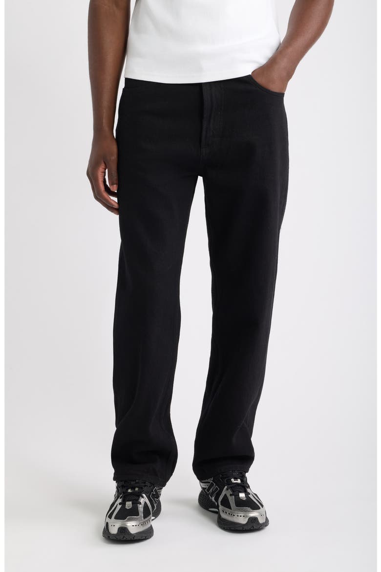 Silverado Straight Leg Jeans, Main, color, BLACK