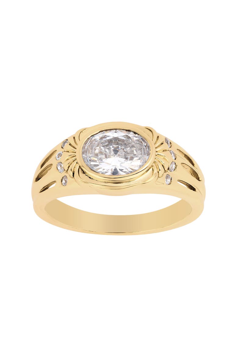 Modern Muse Oval Bezel CZ Ring video
