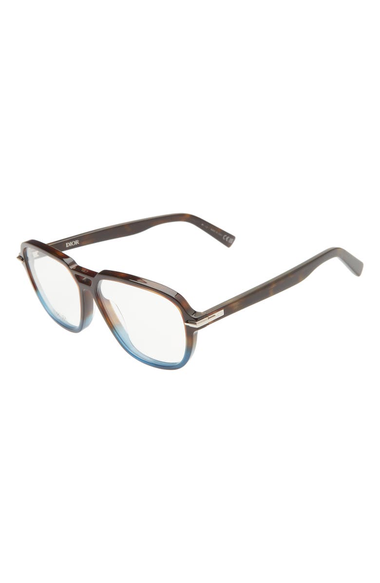 DIOR 57mm Optical Aviator Glasses, Alternate, color, 