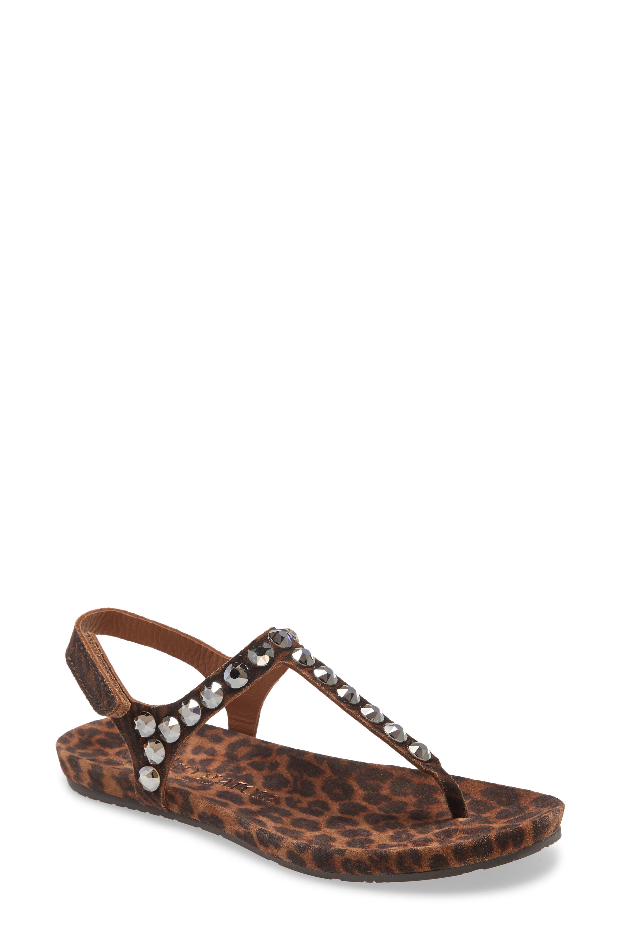 Pedro García Judith Sandal, Main, color, HAZELNUT ZEBRA/ LEOPARD