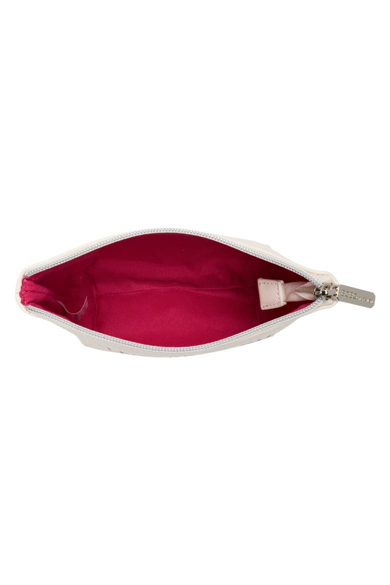 Selfie Prep Cosmetic Case, Alternate, color, ECRU