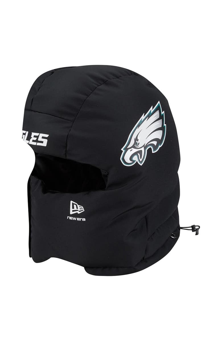 New Era Men
s New Era  Black Philadelphia Eagles Puffer Balaclava, Alternate, color, Black