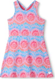 Hatley Kids' Starburst Tie Dye Active A-Line Dress