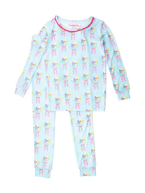Shop Rufflebutts Softsnooze Girls Ruffle Long Sleeve Pajama Set