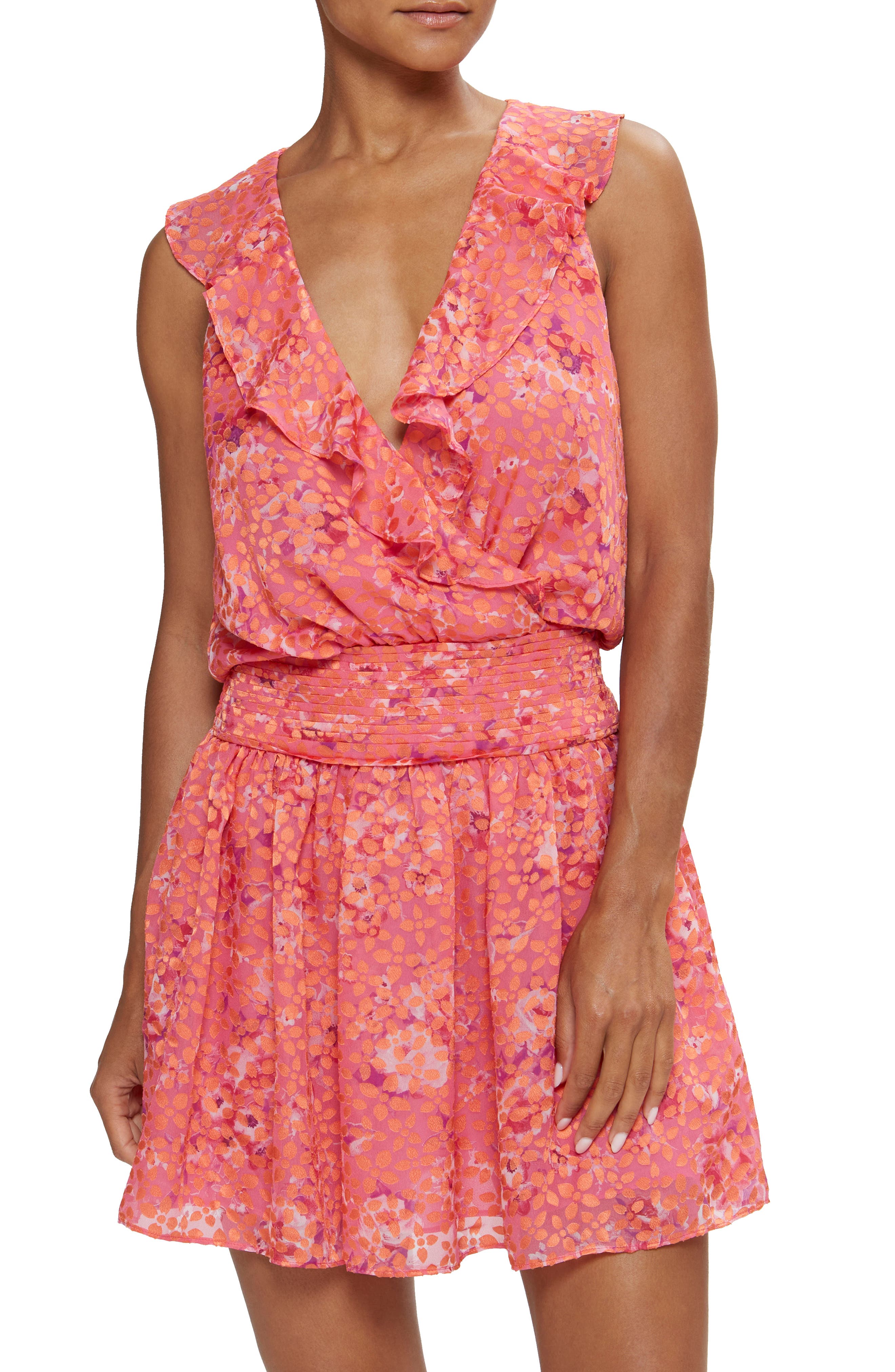 Juno Floral Sleeveless Minidress