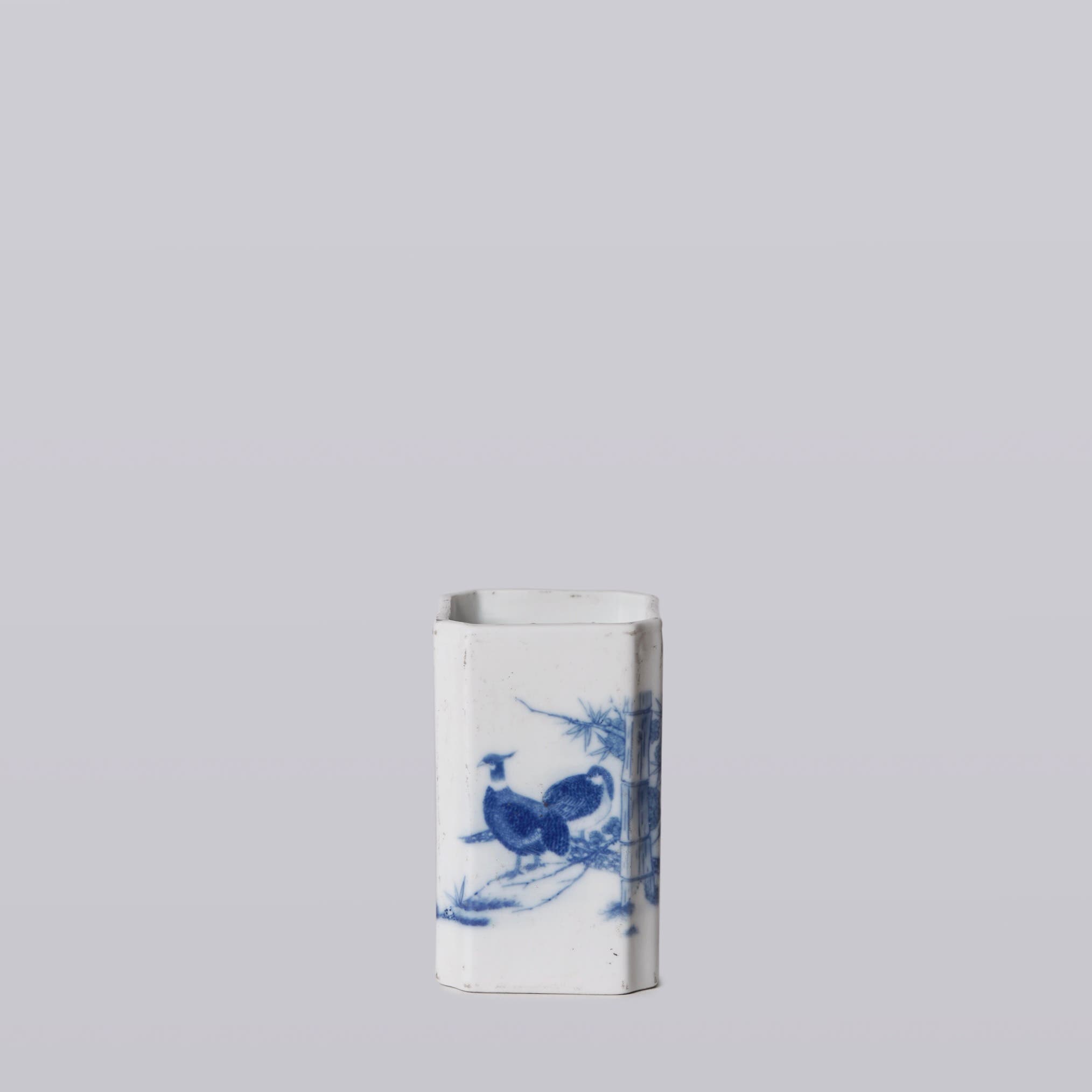 selected Blue and White