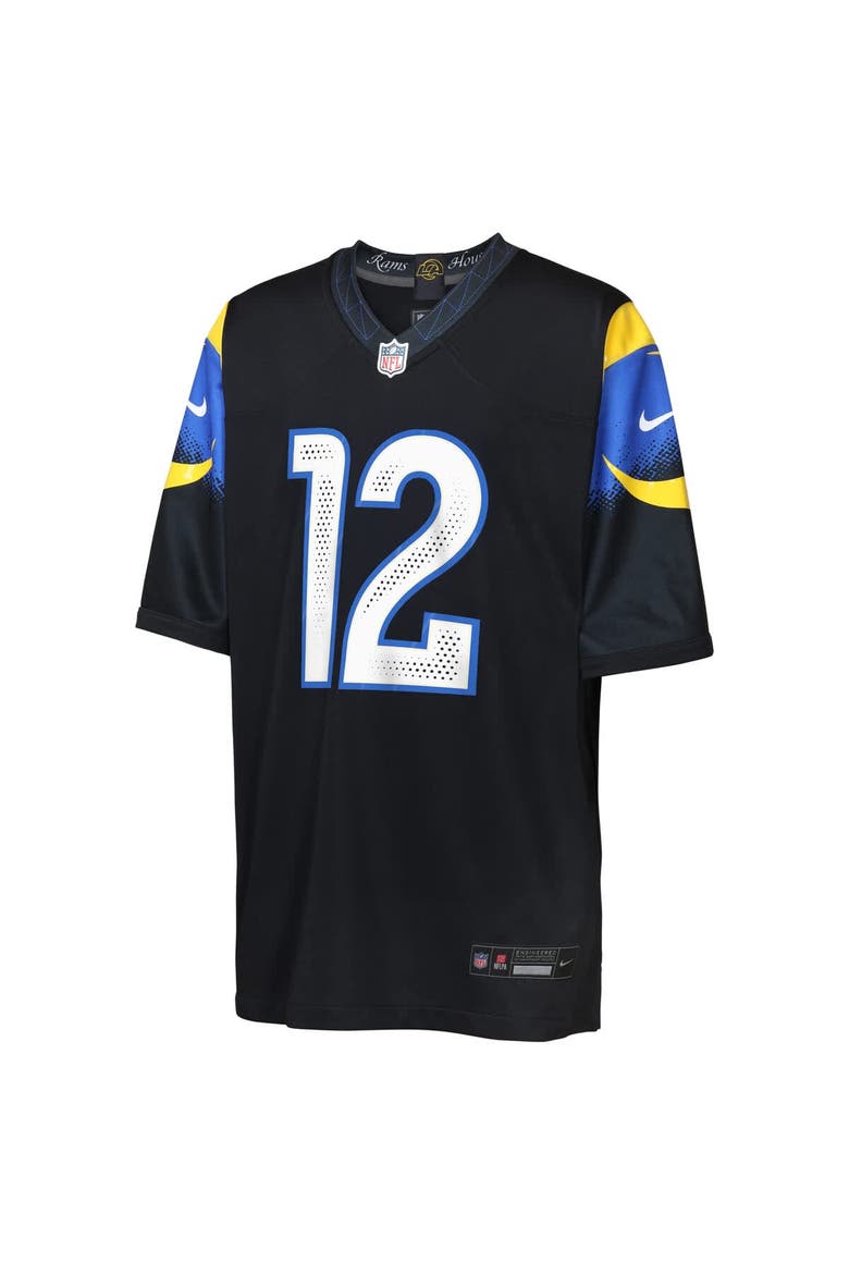 Youth Nike Puka Nacua Midnight Blue Los Angeles Rams 2025 Rivalries Collection Game Jersey, Alternate, color, Dark Blue