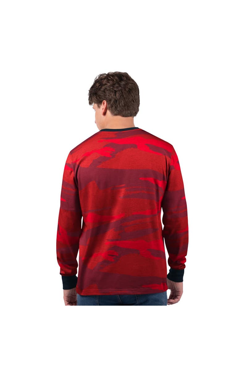 STARTER Men's Starter Red Houston Texans Thursday Night Gridiron Long Sleeve T-Shirt, Alternate, color, Red