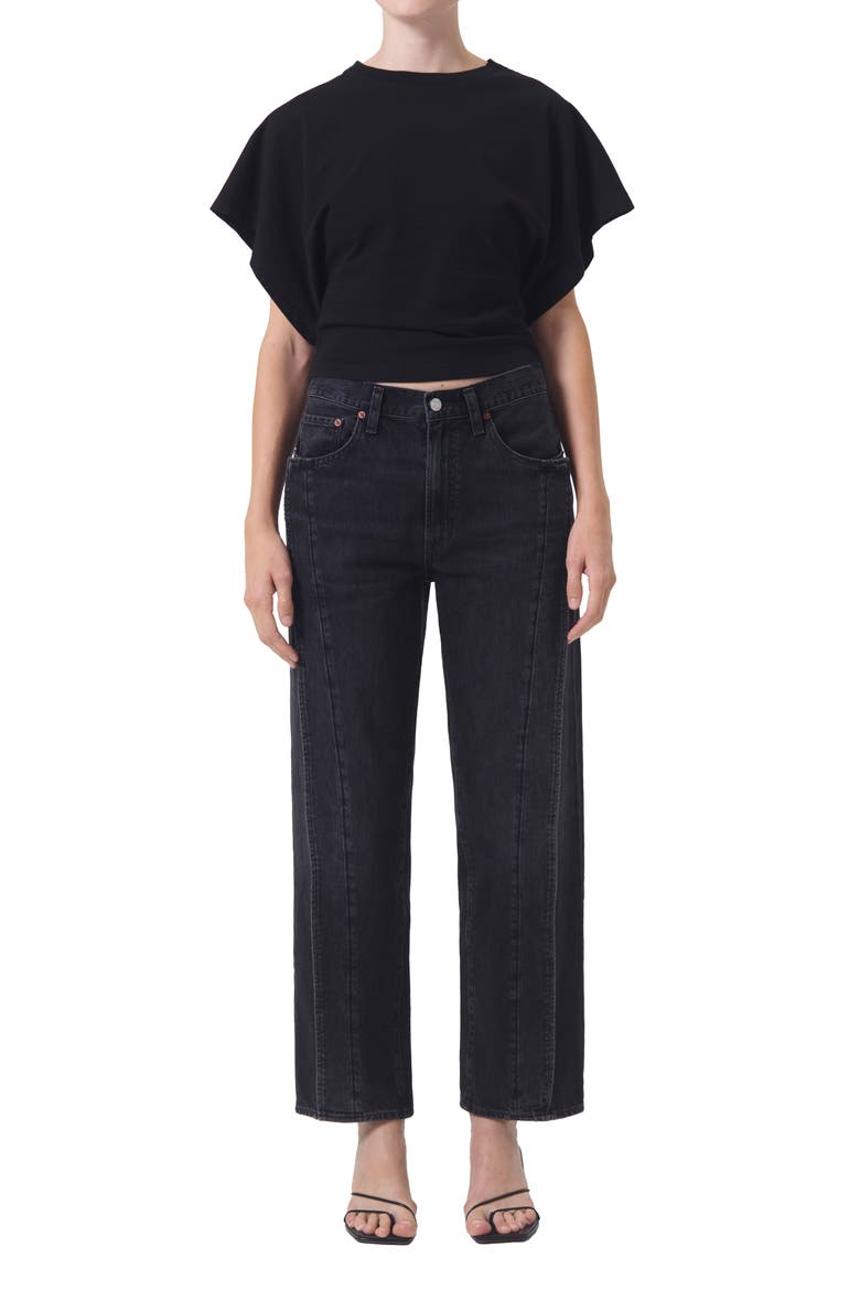 Britt Cotton Jersey T-Shirt, Alternate, color, BLACK