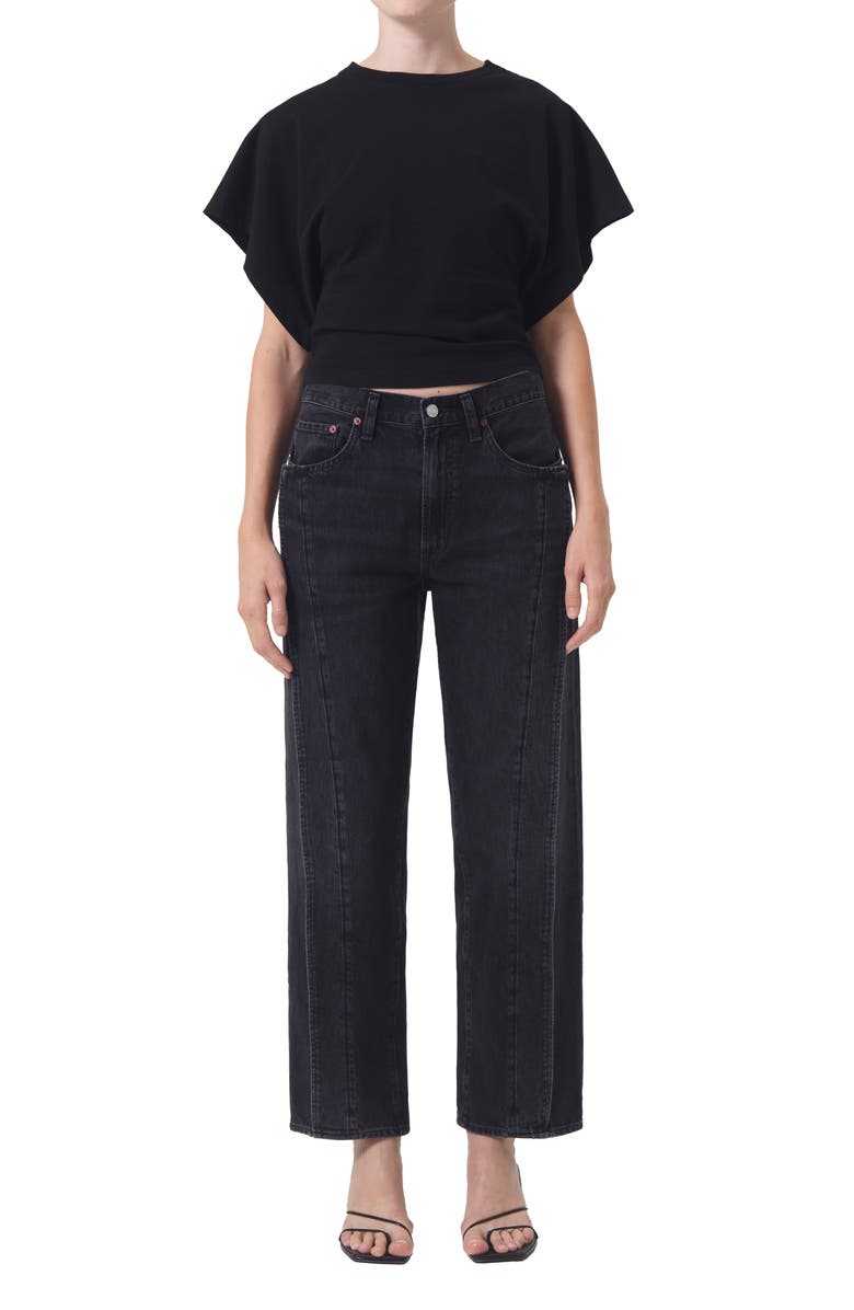 AGOLDE Britt Cotton Jersey T-Shirt, Alternate, color, 