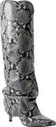 Marc Fisher LTD Nairene Snakeskin Embossed Knee High Boot