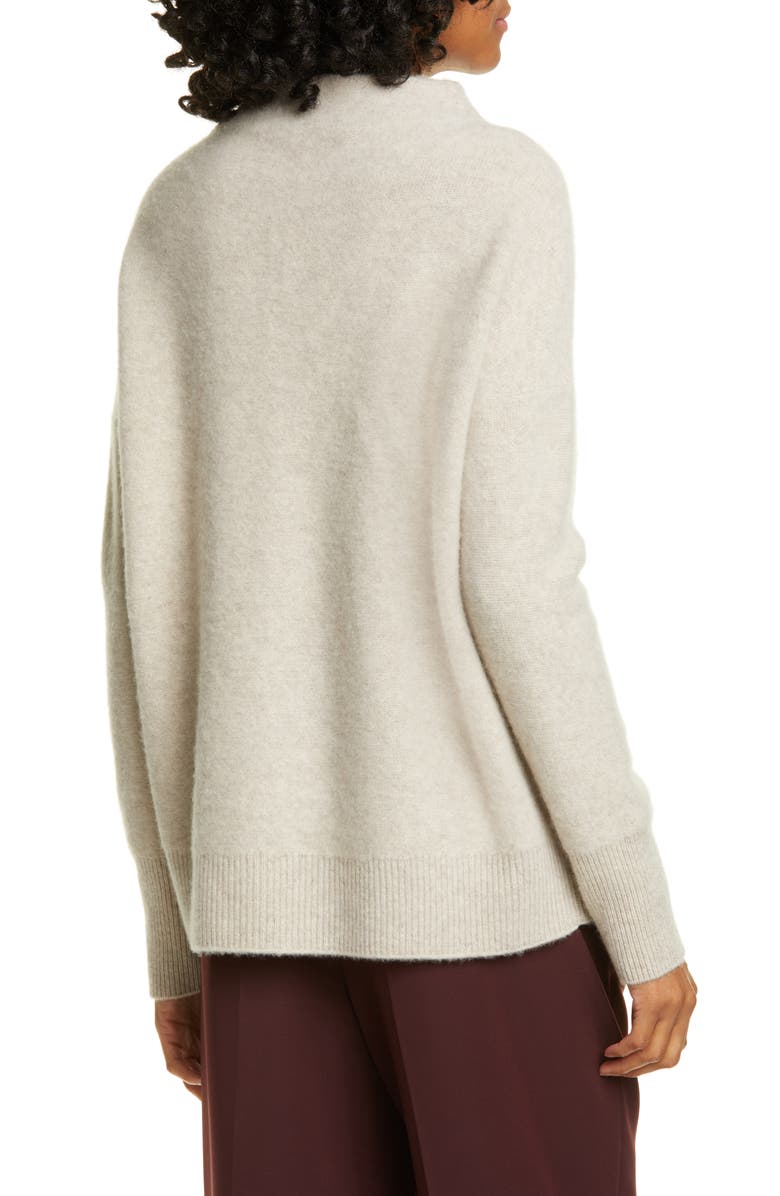 Vince Boiled Cashmere Funnel Neck Pullover, Alternate, color, 