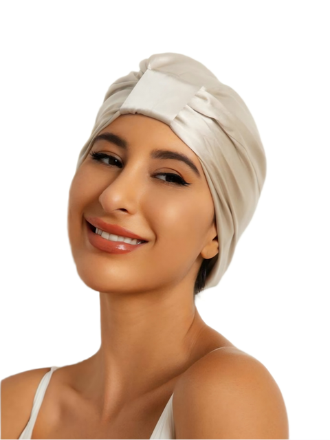 Pure Silk Double Layer Night Bonnet