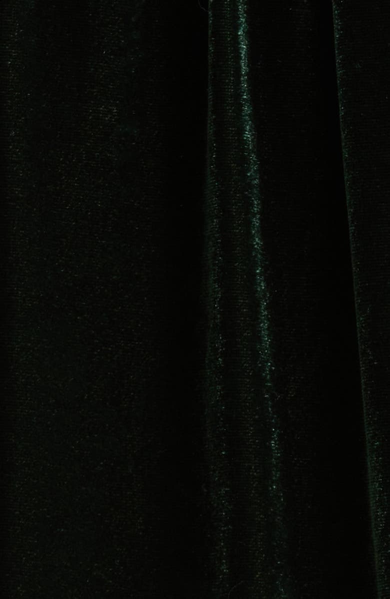 Marine Layer Bella Oversize Velvet Button-Up Shirt, Alternate, color, Emerald