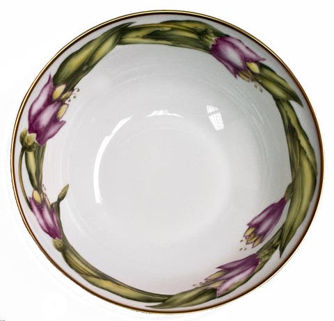 Floral Fantasy Serving Bowl