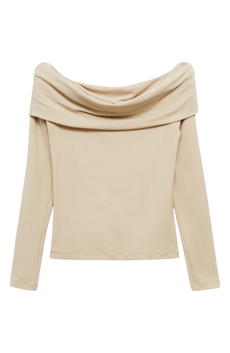 MANGO Off The Shoulder T-Shirt, Alternate, color, 