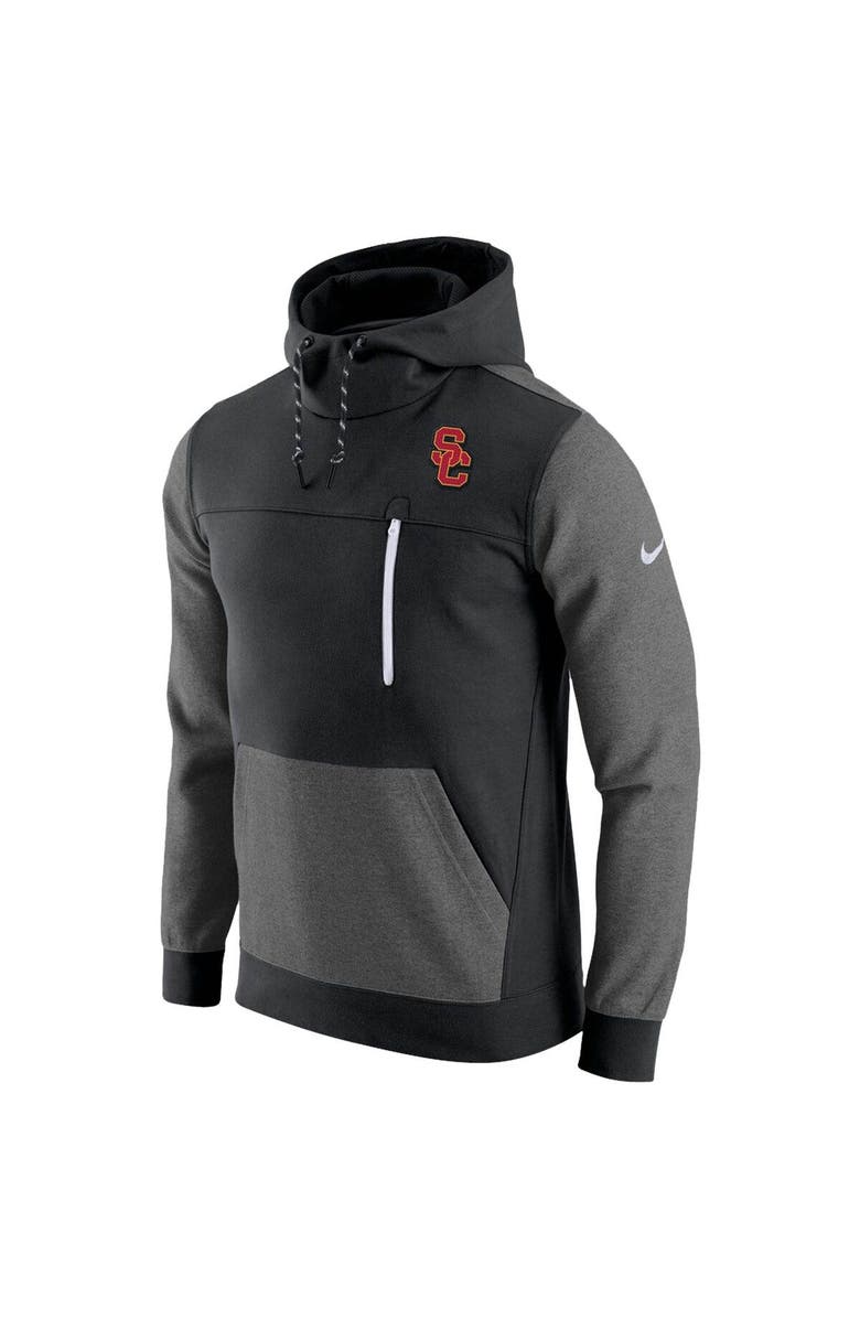 Nike Men's Nike Black USC Trojans AV-15 2.0 Slim Fit Pullover Hoodie, Alternate, color, Black