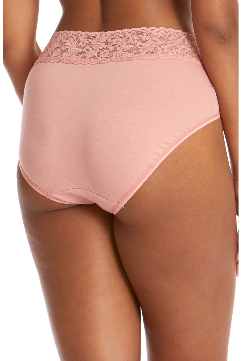 Cotton French Briefs, Alternate, color, ROOIBOS BEIGE