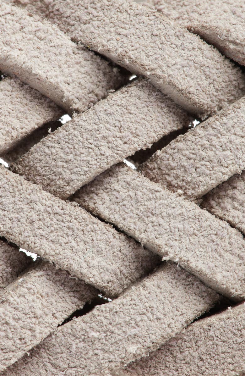 Nordstrom Sterling Braided Suede Belt, Alternate, color, Grey