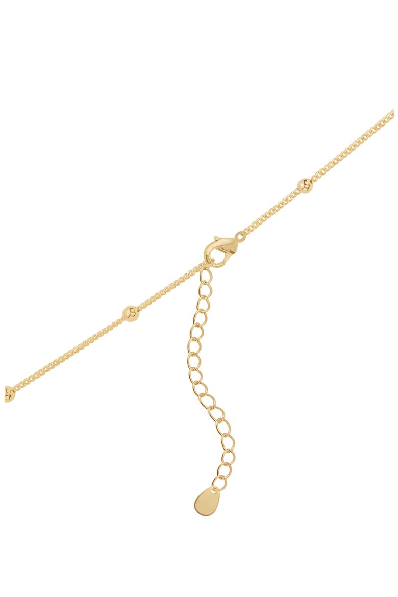 Virgin Mary & Cross Cubic Zirconia Necklace, Alternate, color, GREEN/ GOLD