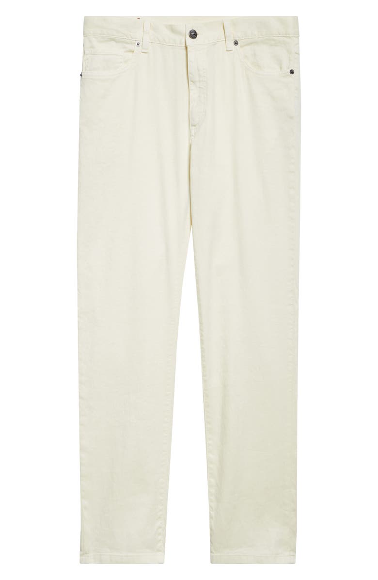 ZEGNA City Fit Stretch Jeans, Alternate, color, Light Yellow Solid