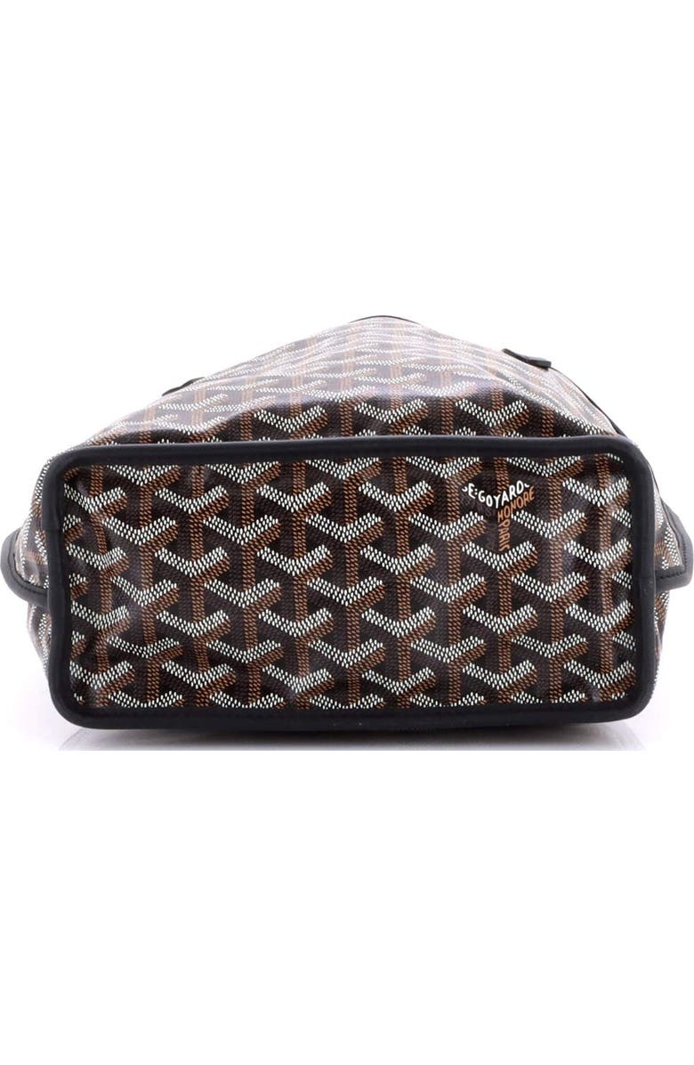 Pre-Owned Goyard Anjou Reversible Tote Coated Canvas Mini, Alternate, color, Black