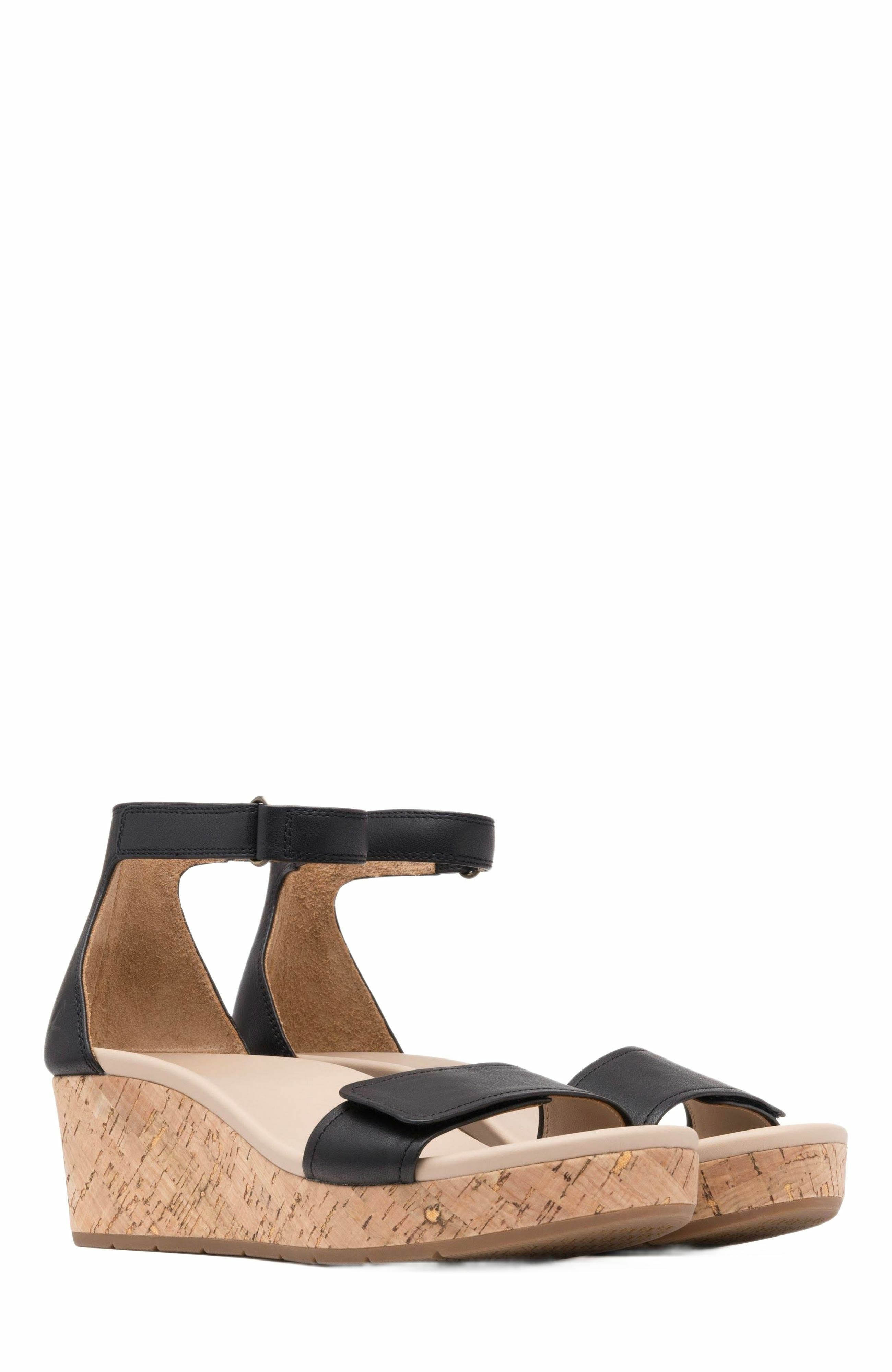 ABEO Riviera Ankle Sandal, Alternate, color, Black Nubuck