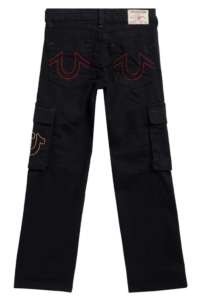 Kids' Bootcut Jeans, Alternate, color, BLACK