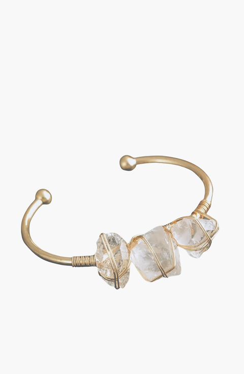Gemstone Wire Wrapped Bracelet