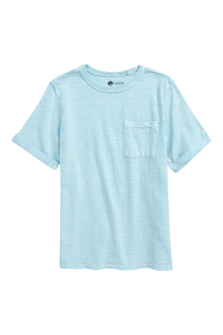Kids' Relaxed Pocket T-Shirt, Main, color, BLUE SKY
