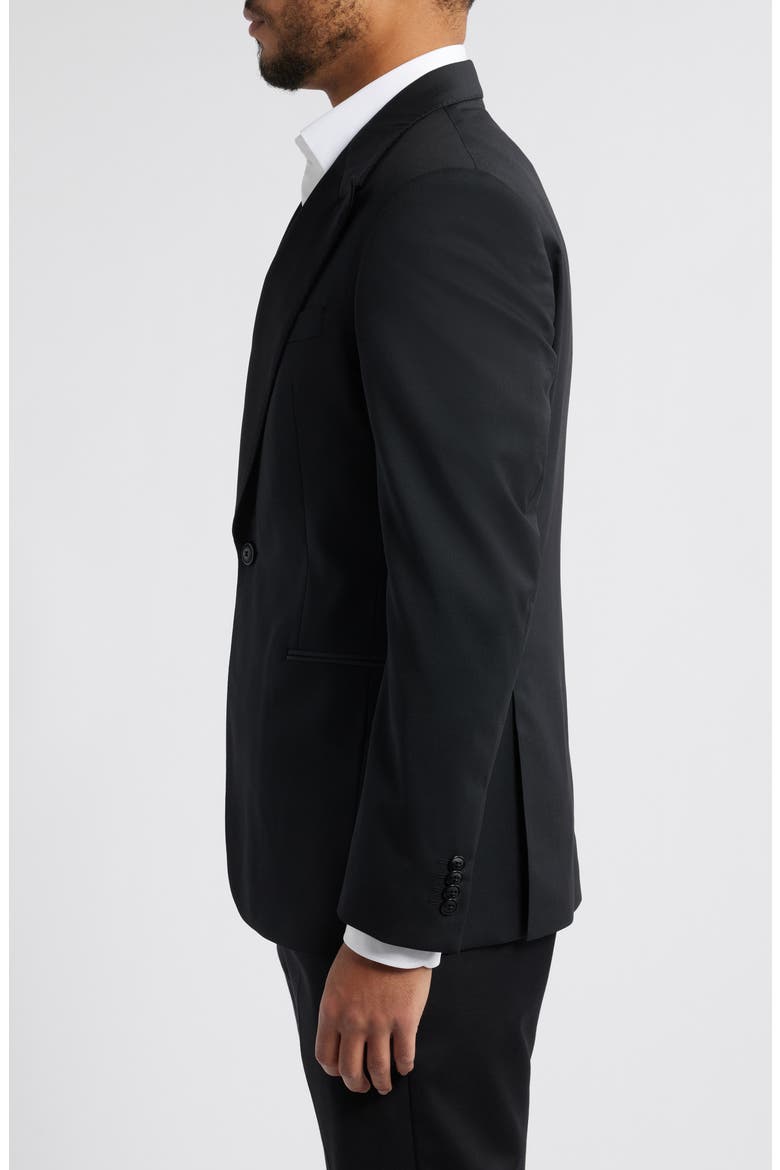 Chambers Black Stretch Wool Tuxedo Jacket, Alternate, color, BLACK