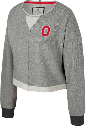 売れ筋商品|||コロシアム カットソー トップス レディース Women's Charcoal Ohio State Buckeyes Magnum Scoop Neck Cropped Pullover Sweatshirt Charcoal COLOSSEUM Women's Colosseum Charcoal Ohio State Buckeyes