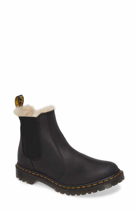 Dr. Martens 2976 Faux Shearling Chelsea Boot