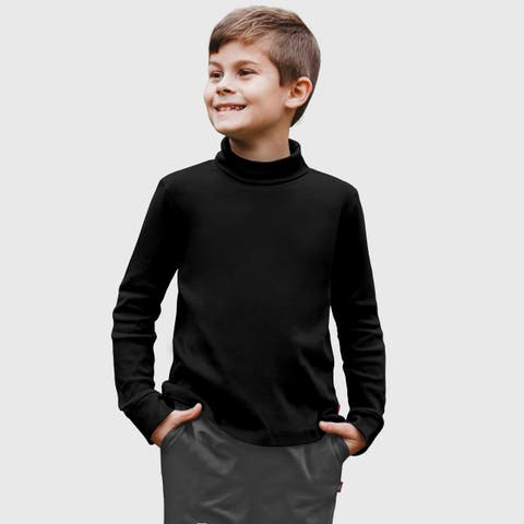 Boys and Girls Soft Cotton Turtleneck (Baby)