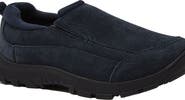 Lands' End Kids All Weather Suede Leather Slip On Moc Shoes