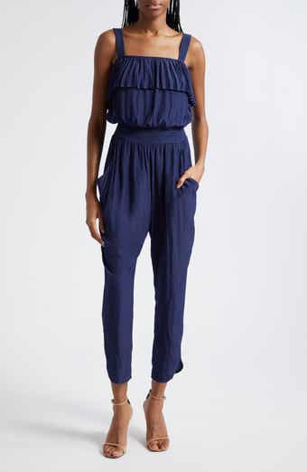 Ramy Brook Shay Ruffle Sleeveless Jumpsuit