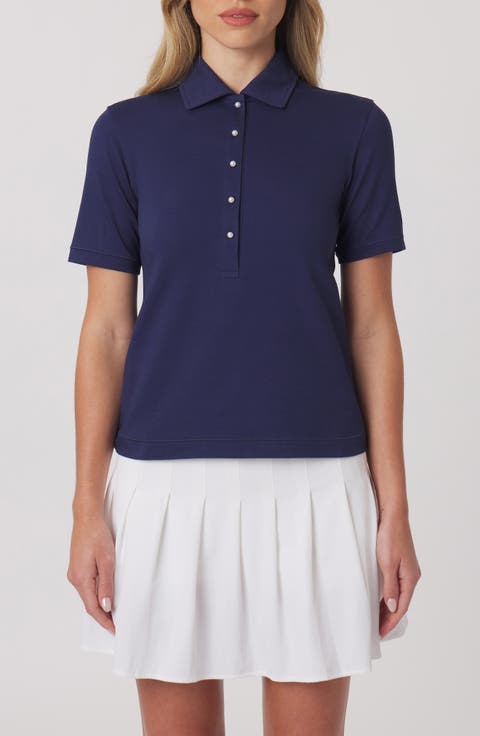 Suki Supima Cotton Blend Polo