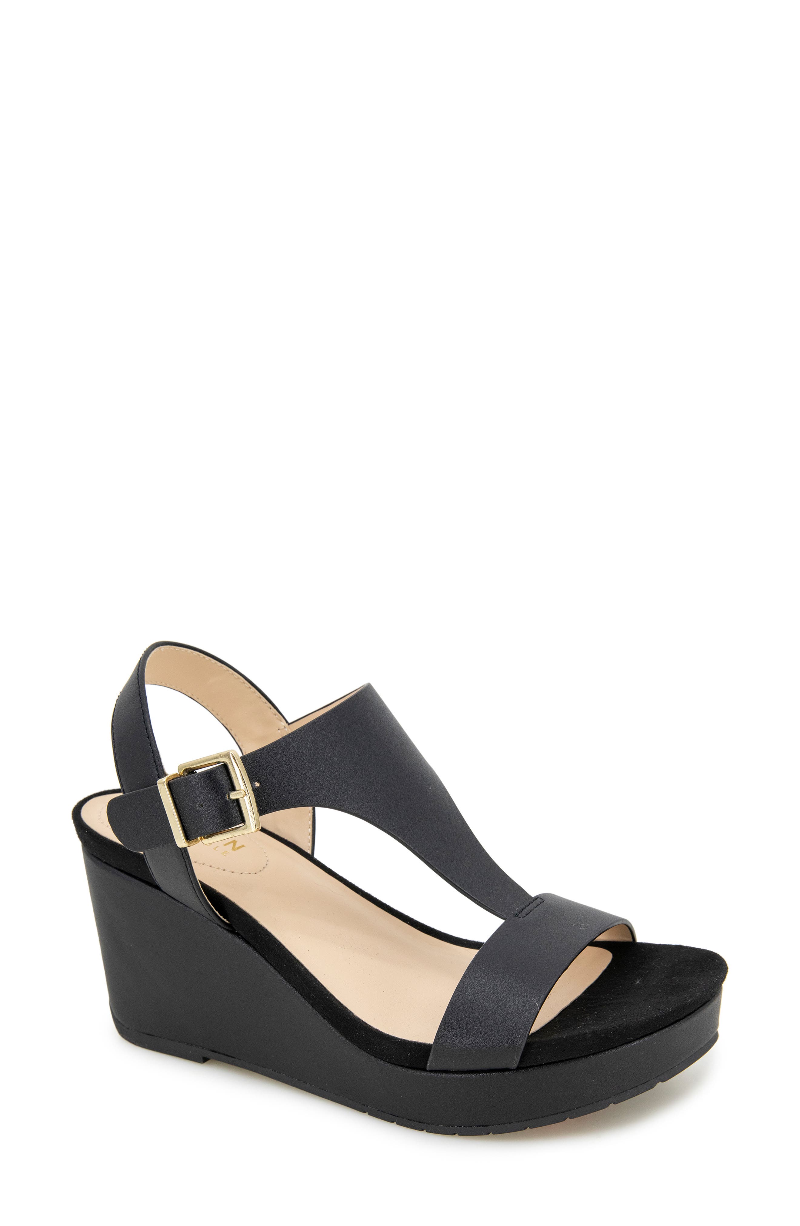 Reaction Kenneth Cole Card Platform Wedge Sandal