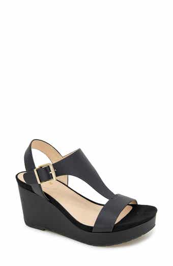 Reaction Kenneth Cole Card Platform Wedge Sandal