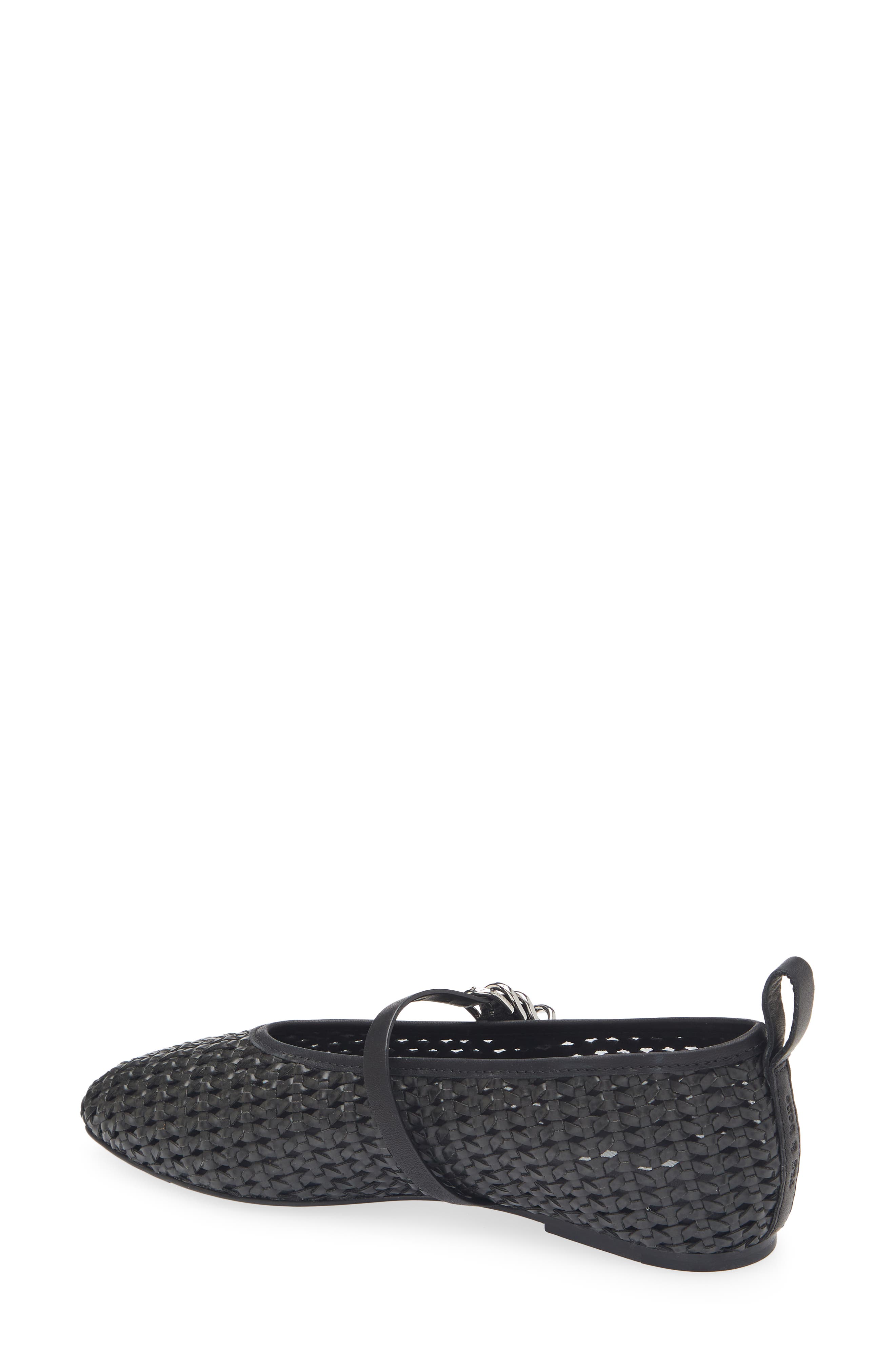 rag & bone Spire Woven Mary Jane Flat, Alternate, color, 