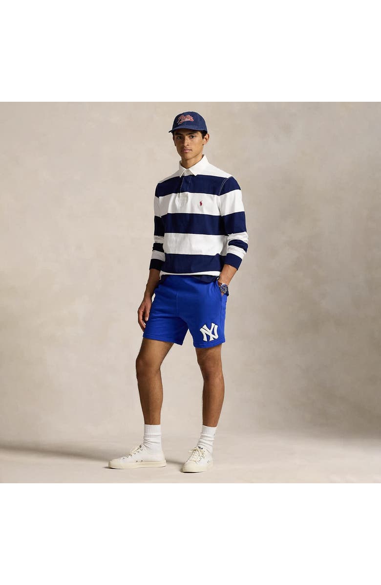 Polo Ralph Lauren Royal Yankees  Fleece Shorts, Alternate, color, 
