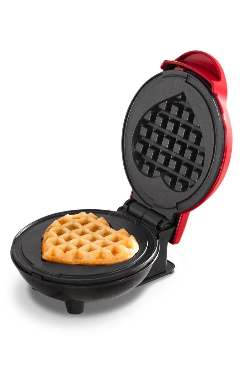 Dash Mini Heart Waffle Maker, Alternate, color,