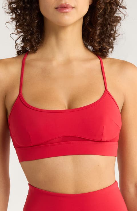 Sculpt Mesh Inset Sports Bra