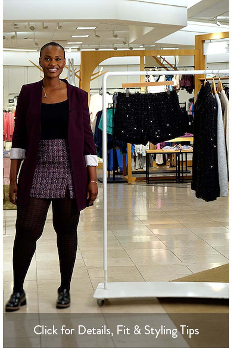 WAYF x Sara Walker Andie Sequin Tweed Shorts (Women) | Nordstrom