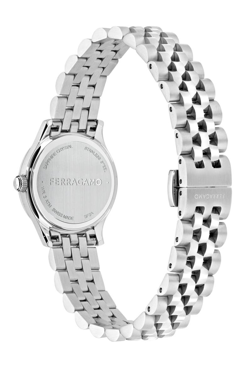Duo Mini Bracelet Watch, 25mm, Alternate, color, STAINLESS STEEL/ BLUE