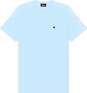 Dalix Mens Lil Heart Midweight Cotton Tee