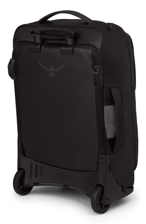 Osprey Transporter 38-liter Wheeled Carry-on Luggage In Raven Black/black