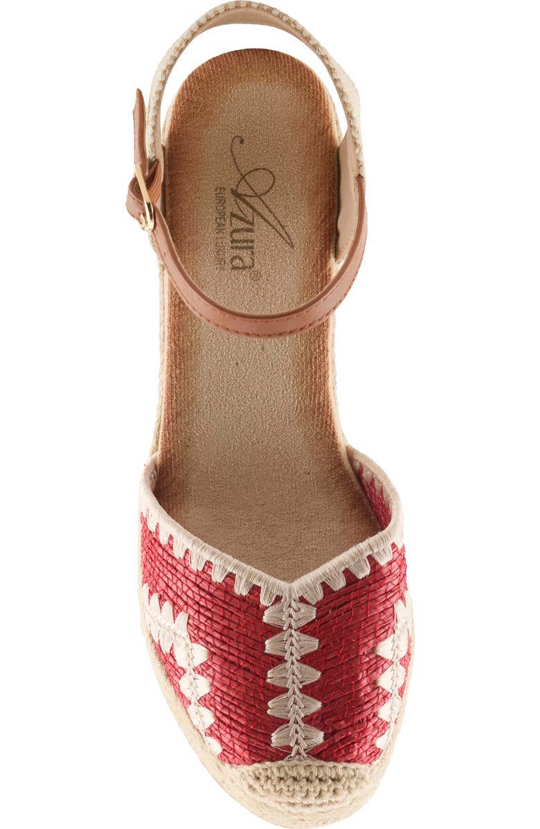 AZURA BY SPRING STEP Adrina Wedge, Alternate, color, Red Multi